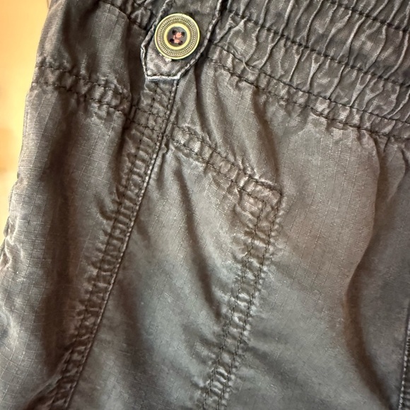 By Anthropologie Black Joggers Embroidered Medium EUC Oversized Fit - Picture 3 of 8